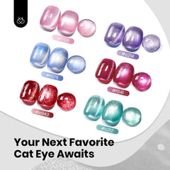 beetles black cat eye in gift setting presents elegant manicure gift idea