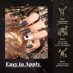 beetles hand receiving gel polish application for salon-quality result