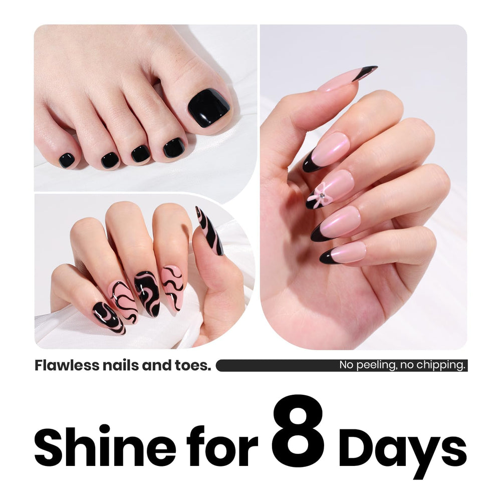 Beetles Gel Polish close-up gloss emphasizing high-shine finish benefit