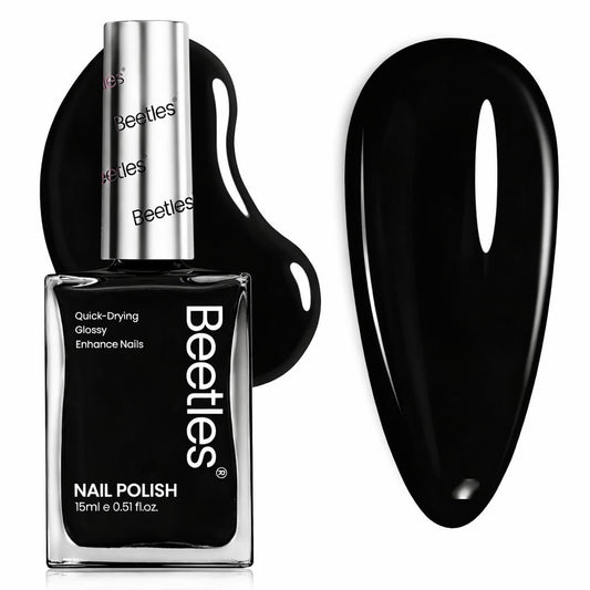 Beetles Gel Polish front bottle showing label and compact size benefit