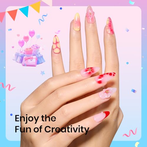 beetles Gel Polish spread to form floral pattern highlighting delicate blooms