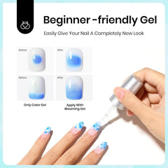 beetles gel texture on palette showing smooth consistency for blending