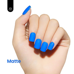 Beetles application on natural nails showing even coverage and salon finish benefit