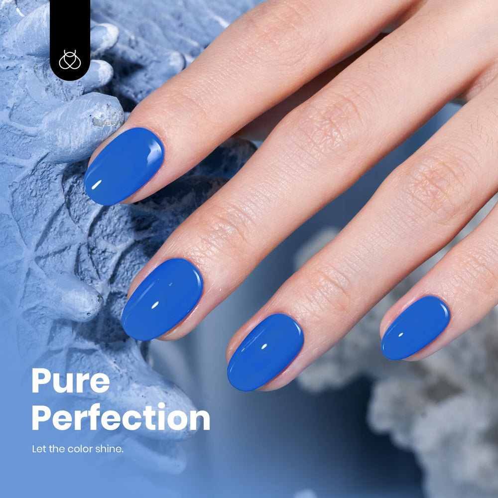 beetles gel polish bottle beside uv led lamp showing quick curing capability
