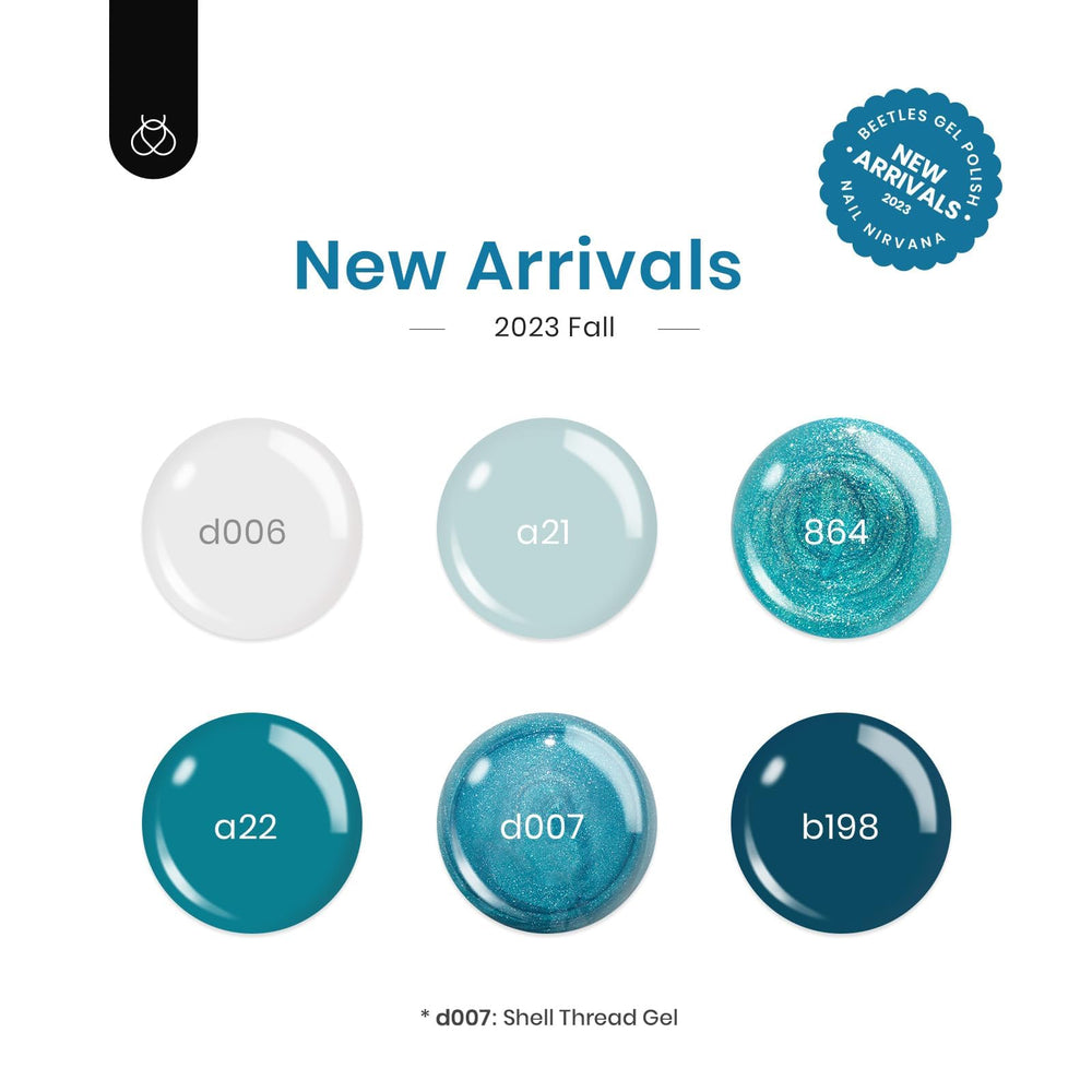 Beetles blue polish swatches fan displaying each shade for easy color selection and design planning benefit