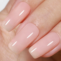 Beetles bottle front view showing neutral nude shade and 15ml size, ideal for everyday wear