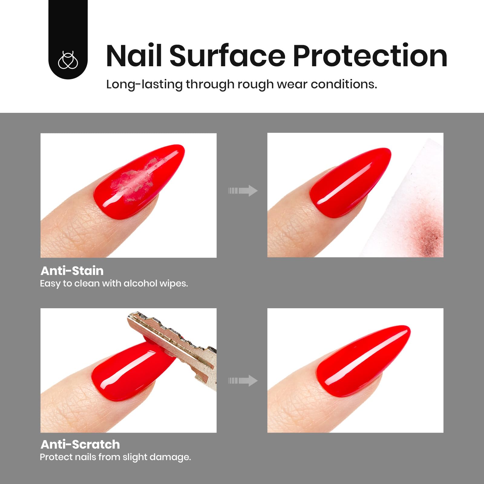 Beetles Gel Polish held in hand showing 15ml scale and value benefit