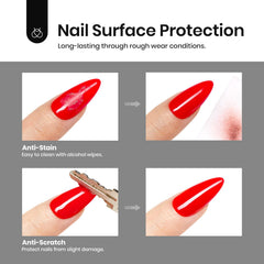 Beetles Gel Polish held in hand showing 15ml scale and value benefit