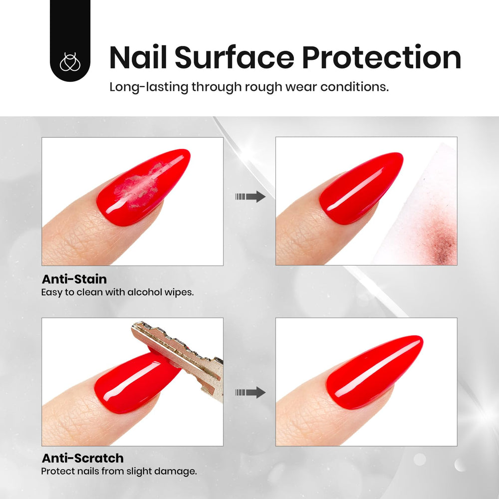 Beetles Gel Polish brush close-up demonstrating easy, even application