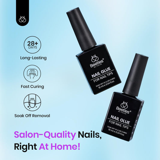 Beetles Gel Polish brush applicator close-up demonstrating smooth even coverage and precise application