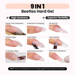 beetles brush applying gel to nail demonstrating precise sculpting control benefit