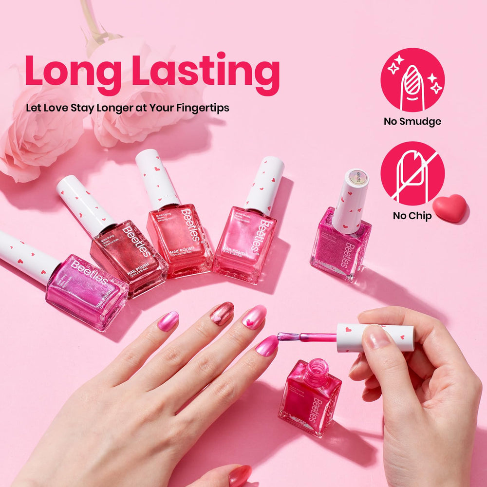 beetles brush detail with wide curved applicator for smooth even strokes benefit: easier application