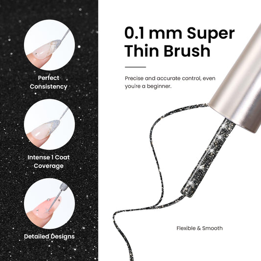 beetles close-up brush detail for precise lines and controlled application
