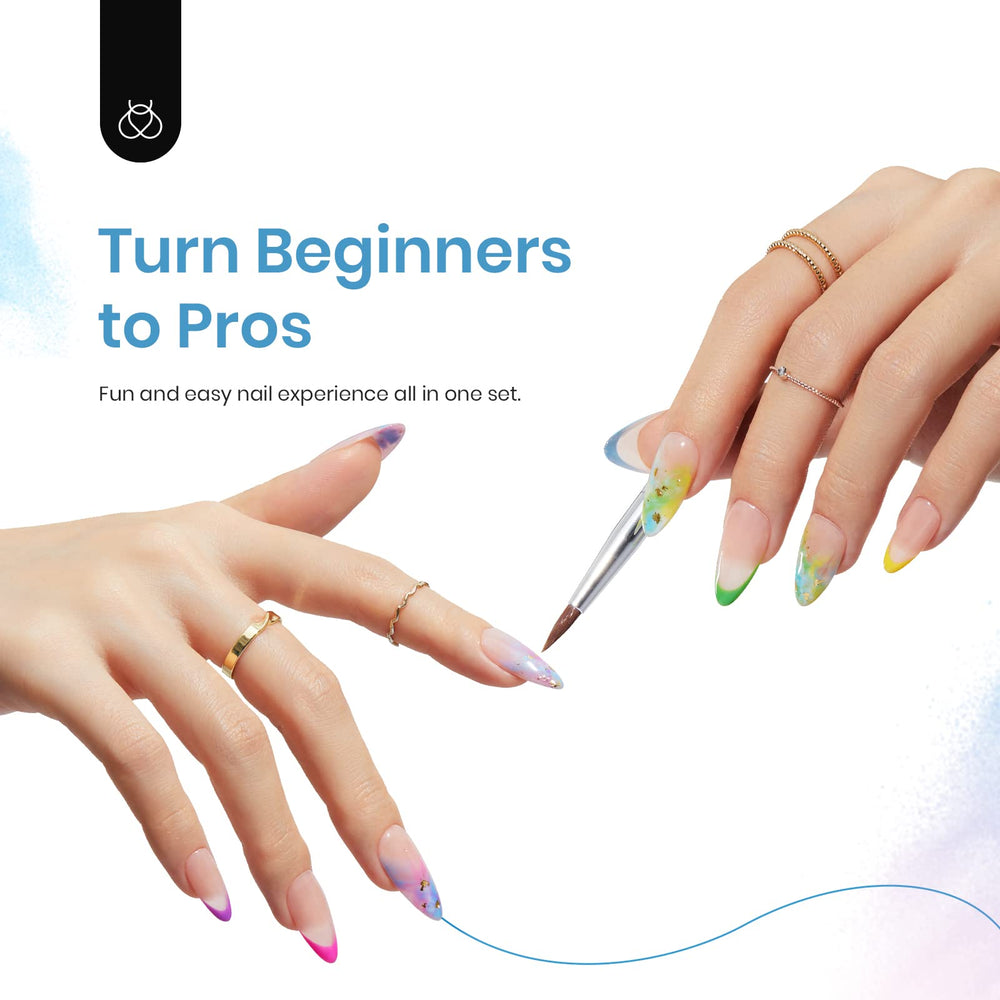 beetles brushes detail shows fine tips for precise nail art