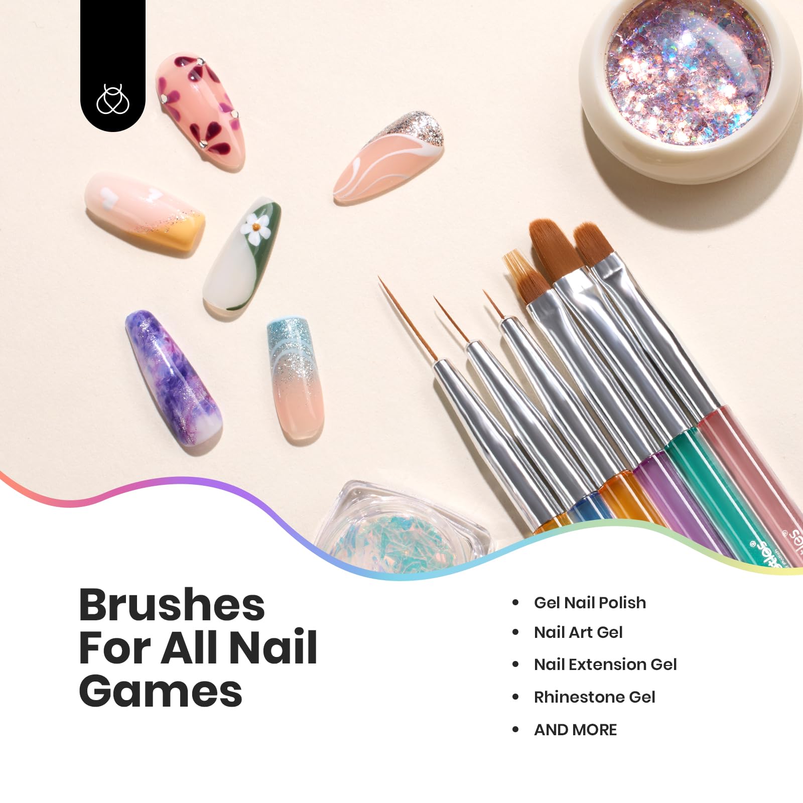 beetles brushes stored in zip pouch protecting tips between uses