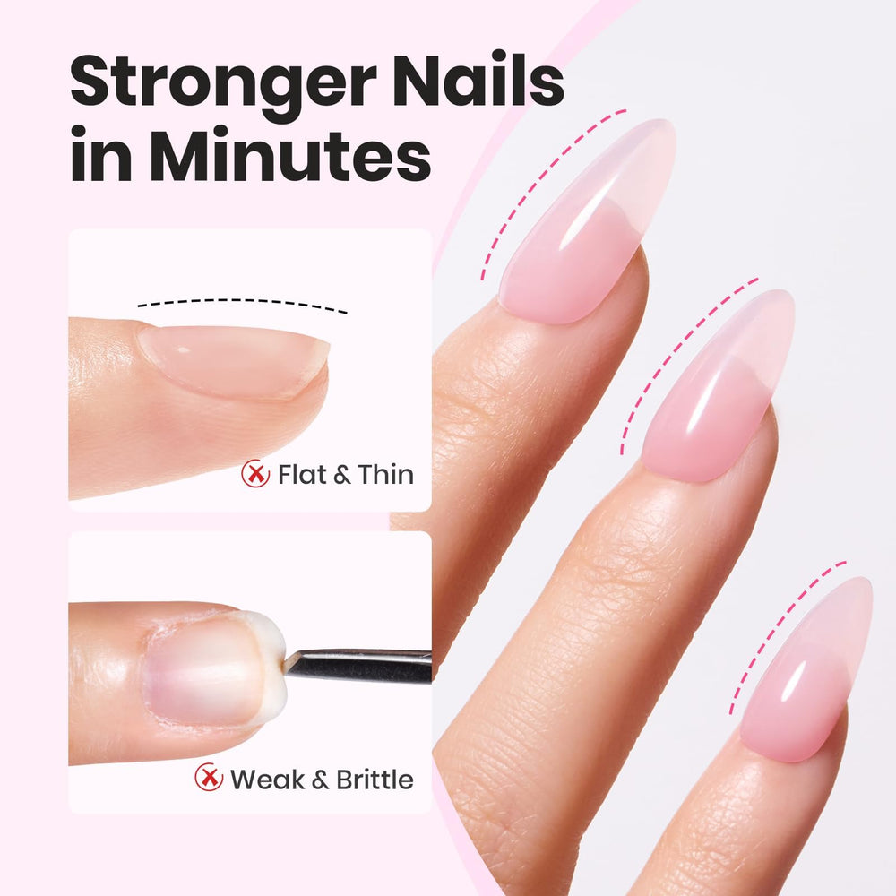 Beetles Gel Polish being applied to a nail, demonstrating easy flow and beginner-friendly control