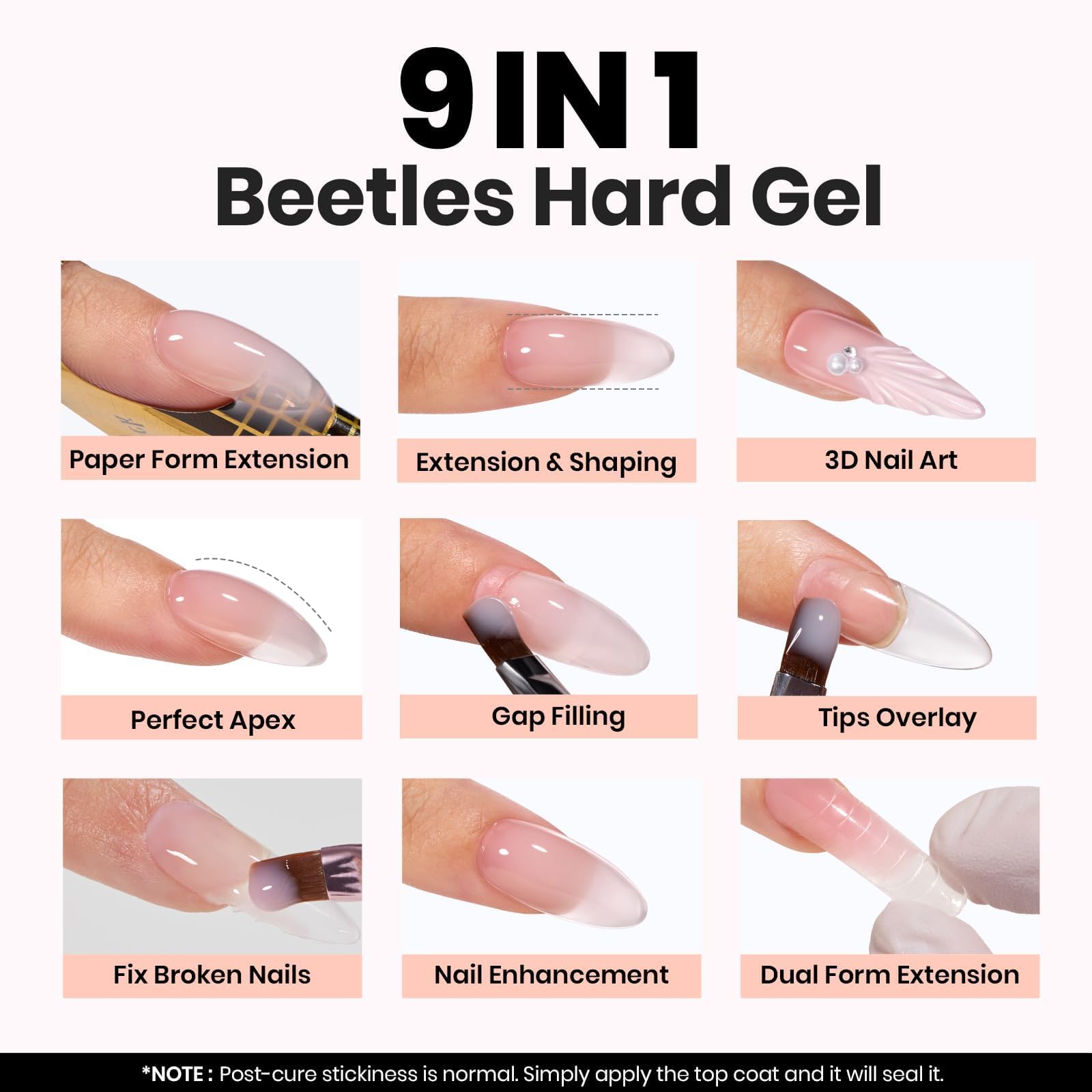 Beetles brush cleaner gel and tools arranged neatly, easy maintenance and tidy workflow