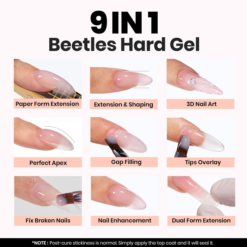 Beetles brush cleaner gel and tools arranged neatly, easy maintenance and tidy workflow