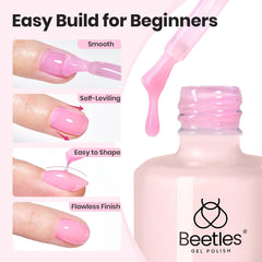 Beetles builder gel included brush detailing precise placement and control benefit