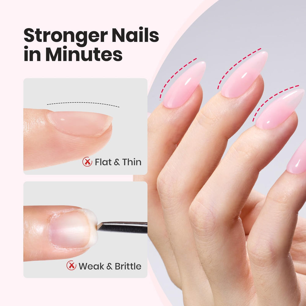 Beetles Gel Polish clear builder gel texture close-up showing smooth flow