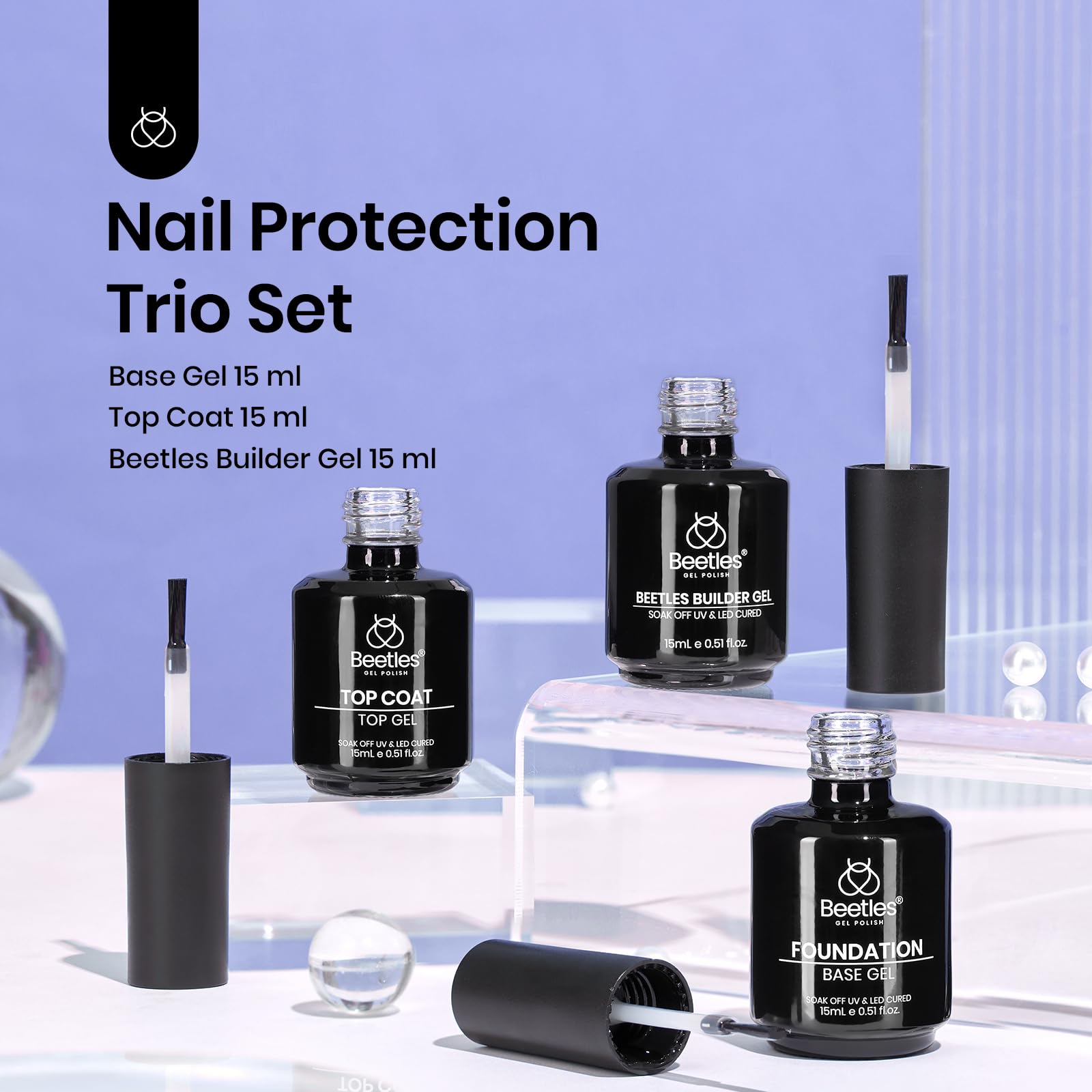 beetles builder gel viscous texture close-up for strong overlay benefit