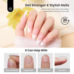 Beetles Gel Polish cured nail side view demonstrating durable, chip-resistant finish