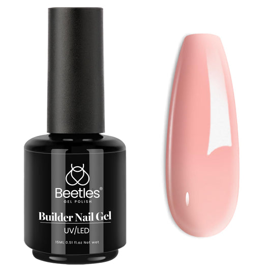 beetles builder gel front bottle showing branding and 15ml size benefit