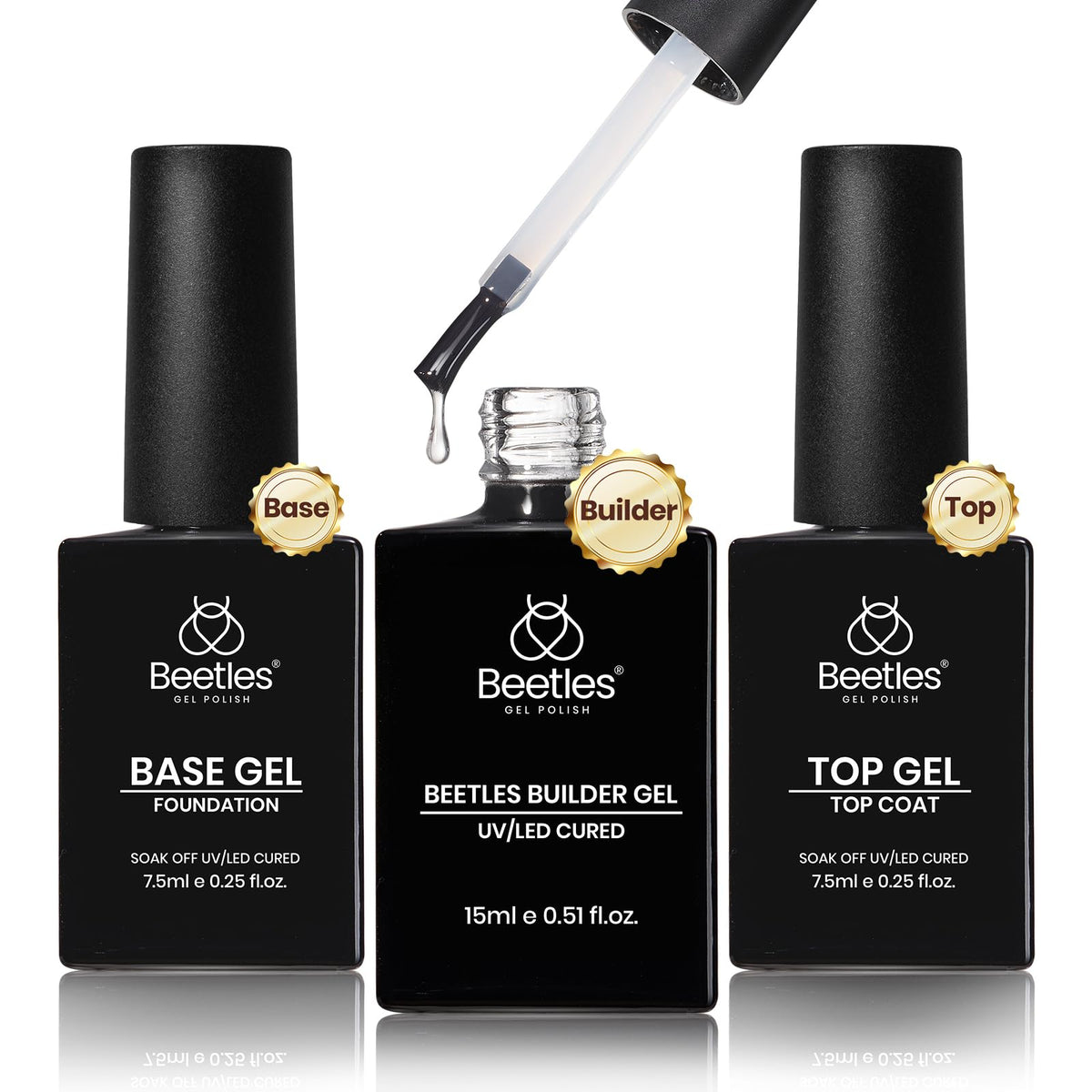 beetles builder gel front packaging showing full three-piece kit and benefits