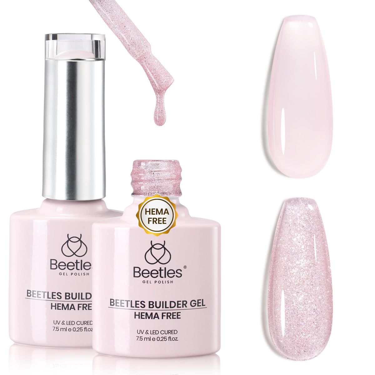 Beetles Builder Gel front packaging showing product and shade benefits