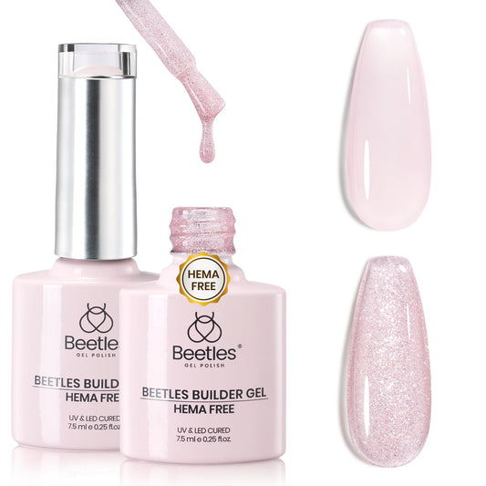 Beetles Builder Gel front packaging showing product and shade benefits