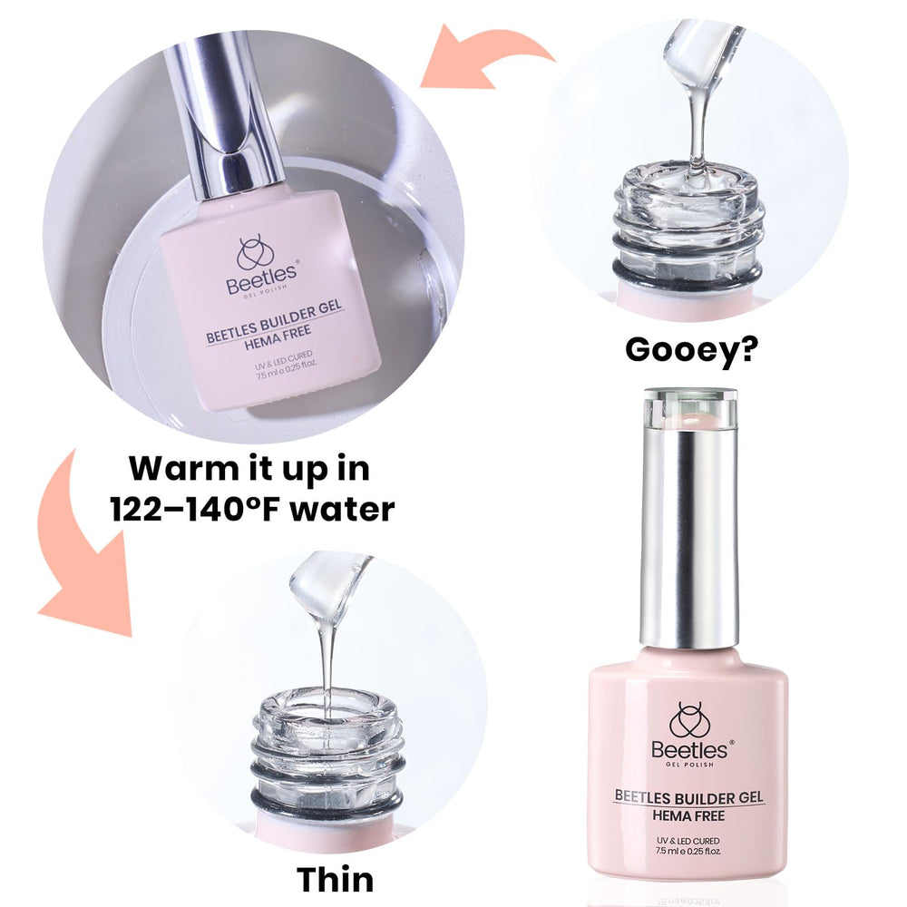 Beetles Gel home salon setup with lamp and tools showing beginner-friendly at-home application benefit
