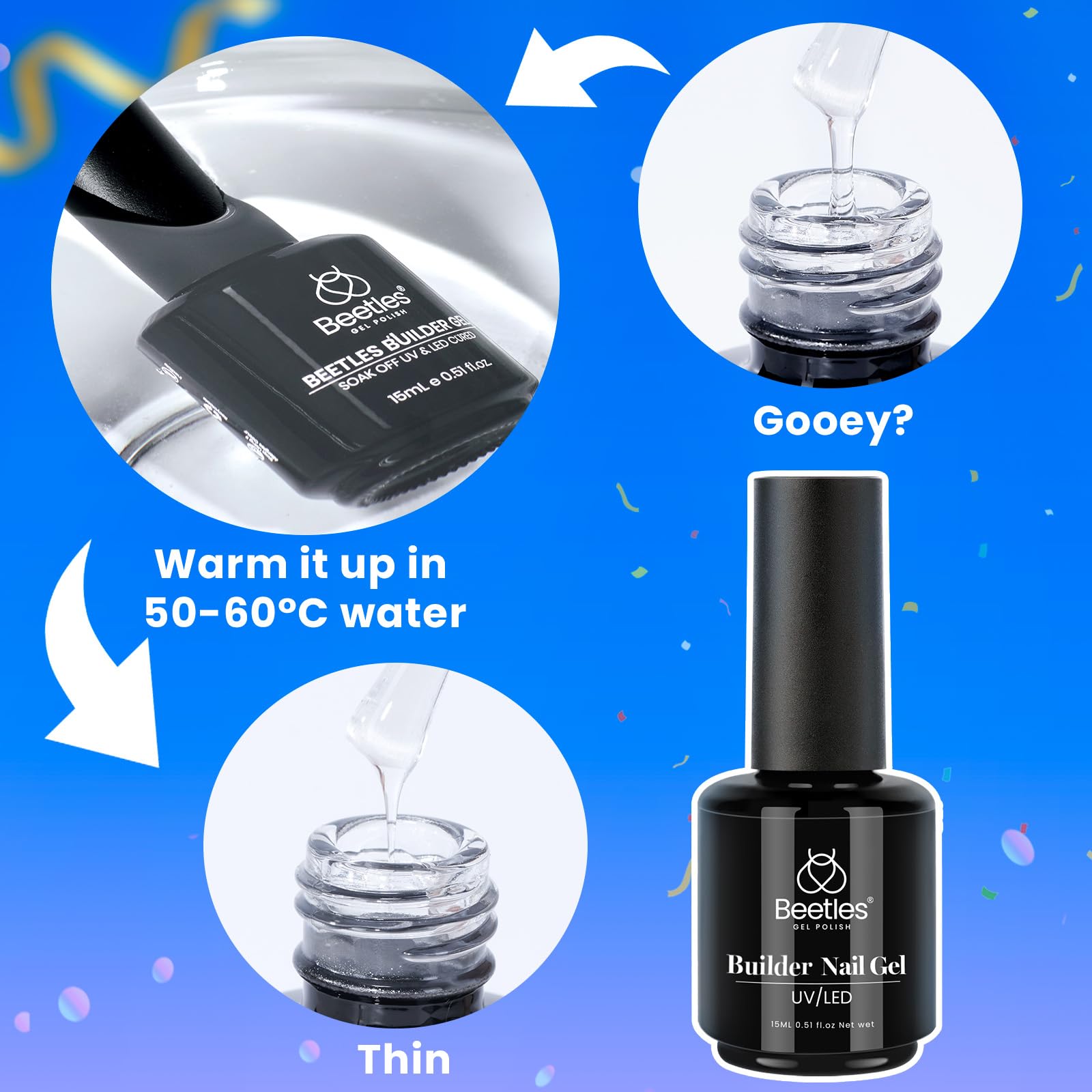 beetles builder gel lifestyle gift box staged as a salon-at-home present
