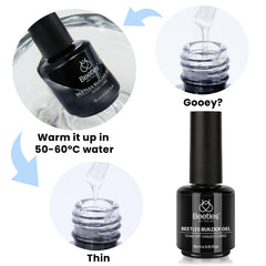 beetles builder gel size scale comparison showing bottle sizes and portability