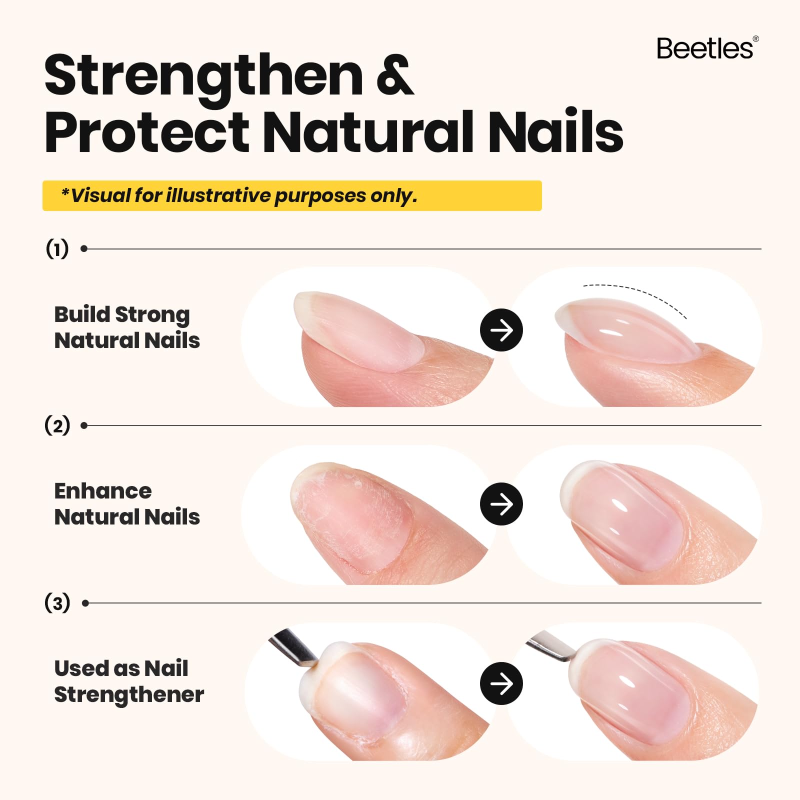 beetles builder gel texture on spatula showing self-leveling smooth consistency