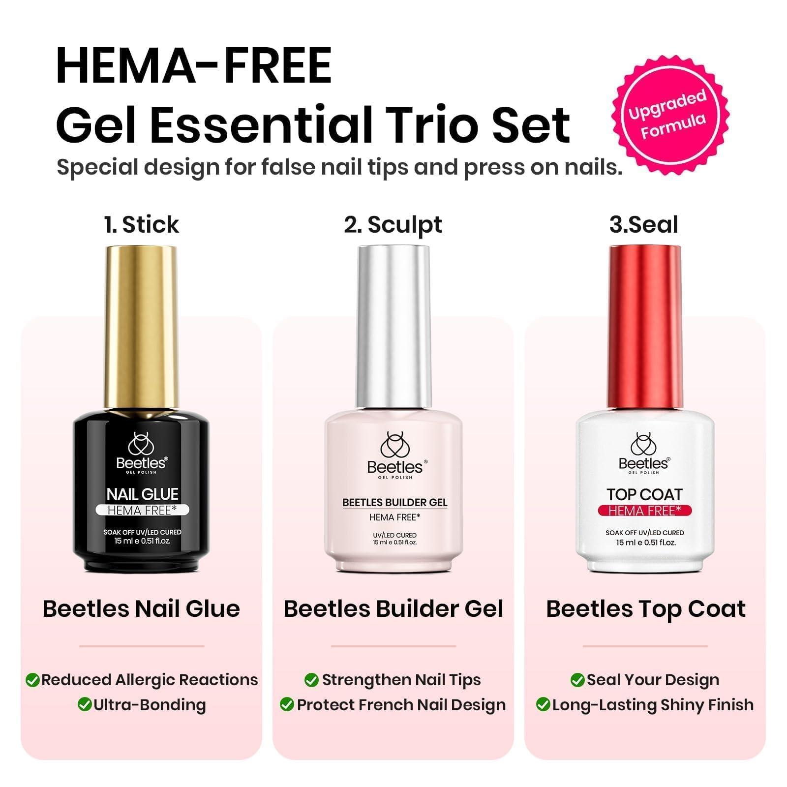 beetles builder gel texture close-up illustrating smooth self-leveling