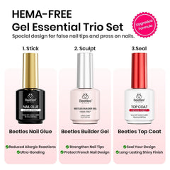 beetles builder gel texture close-up illustrating smooth self-leveling