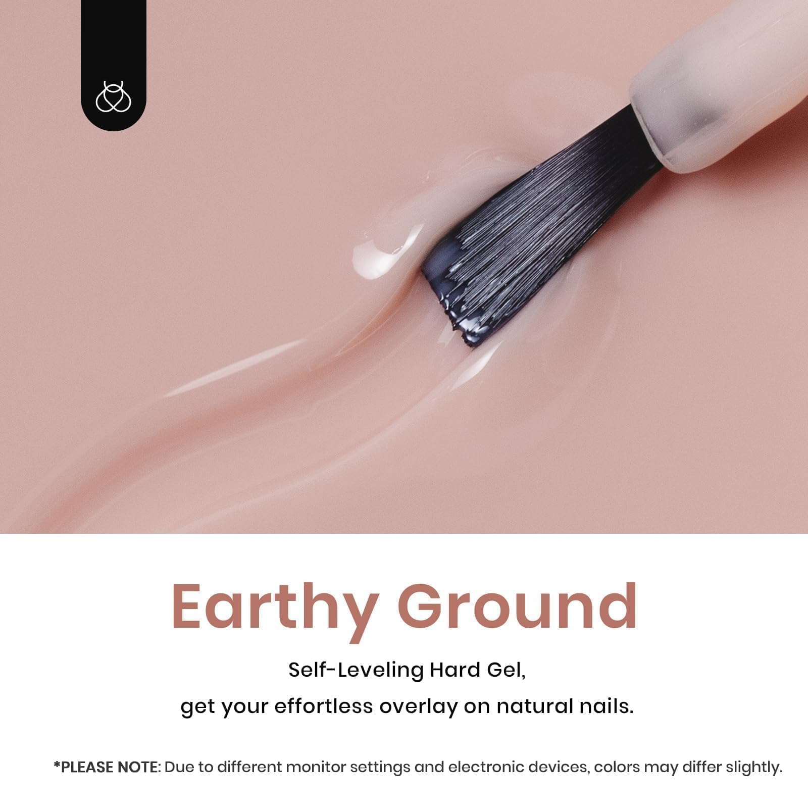 Beetles gel creamy texture on palette showing smooth self-leveling benefit