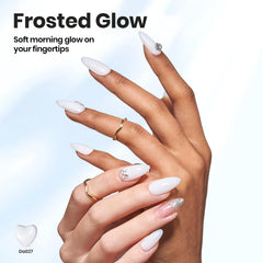 Beetles Gel Polish gel drop texture illustrating medium viscosity and self leveling