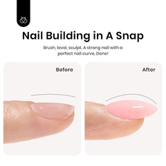 beetles builder gel texture swirl highlighting sheer pink, easy self-leveling