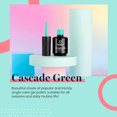 beetles brush stroke of teal neon showing smooth coverage and vibrant payoff