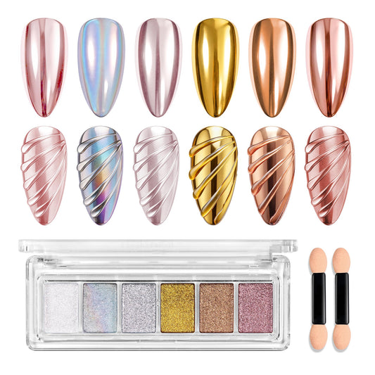 beetles palette front view showing six chrome colors and compact design benefit