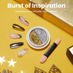beetles palette next to ruler showing compact size and travel-friendly packaging benefit