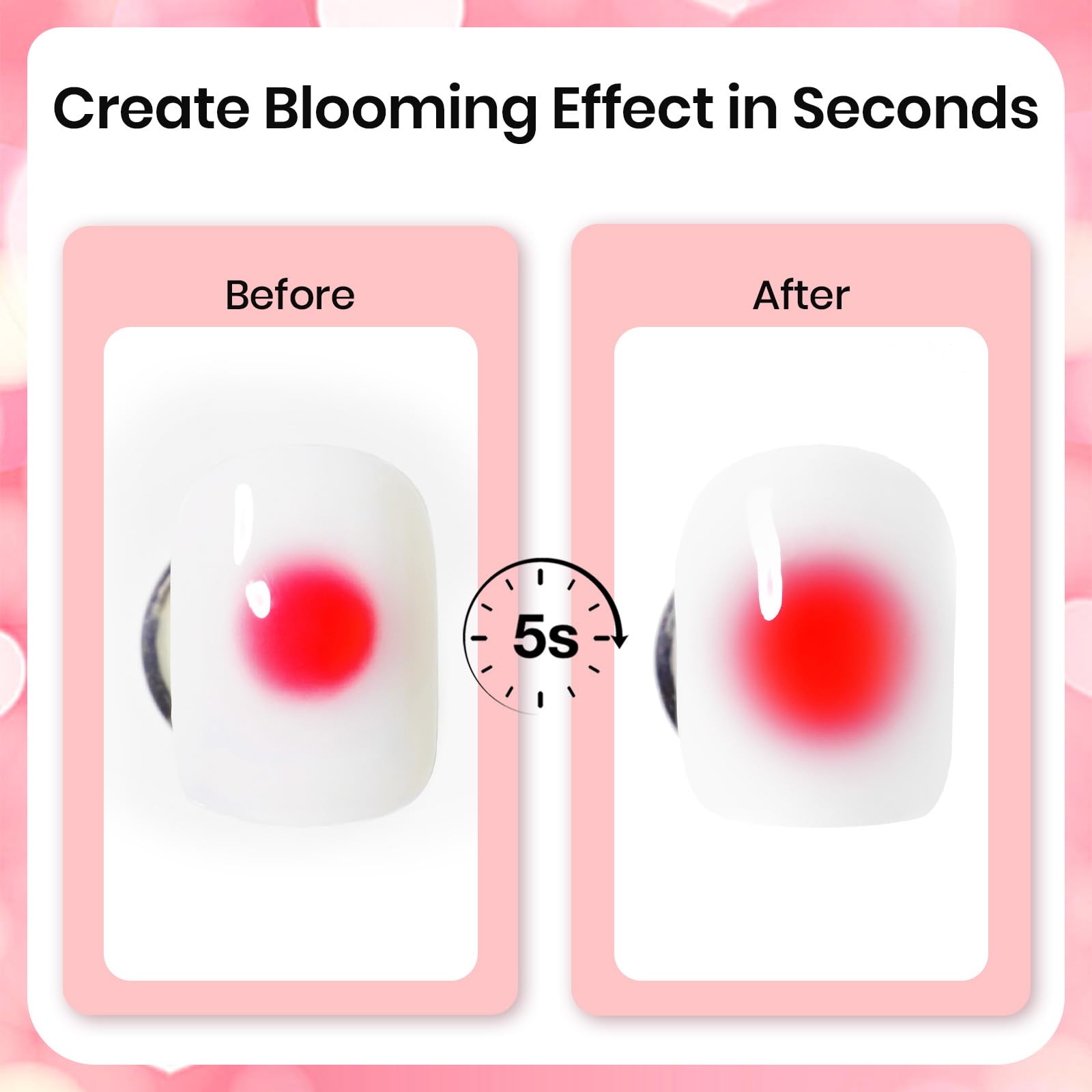 beetles clear blooming gel texture close-up for smooth blending