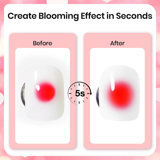beetles clear blooming gel texture close-up for smooth blending