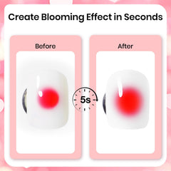 beetles clear blooming gel texture close-up for smooth blending
