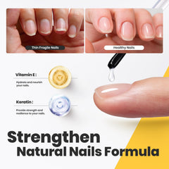 Beetles glossy nail close-up showing high-shine finish and protective benefit