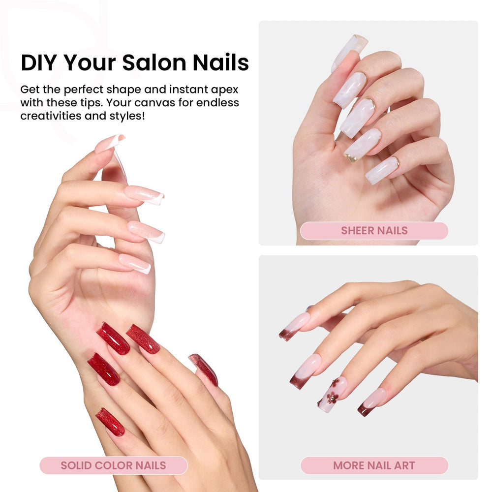 Beetles gel polish close-up of built-in apex delivering salon-like height and strength