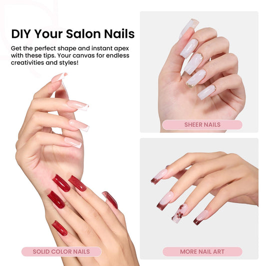 Beetles gel polish close-up of built-in apex delivering salon-like height and strength
