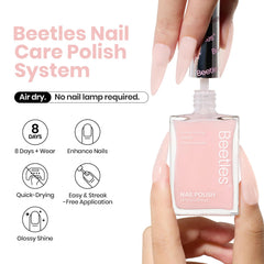 beetles Gel Polish being applied to a fingernail for quick-dry convenience benefit