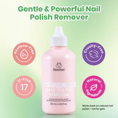 Beetles Gel Polish close-up of nail surface showing smooth finish after use